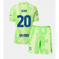 Barcelona Dani Olmo #20 Tredje trøje Børn 2024-25 Kortærmet (+ Korte bukser)